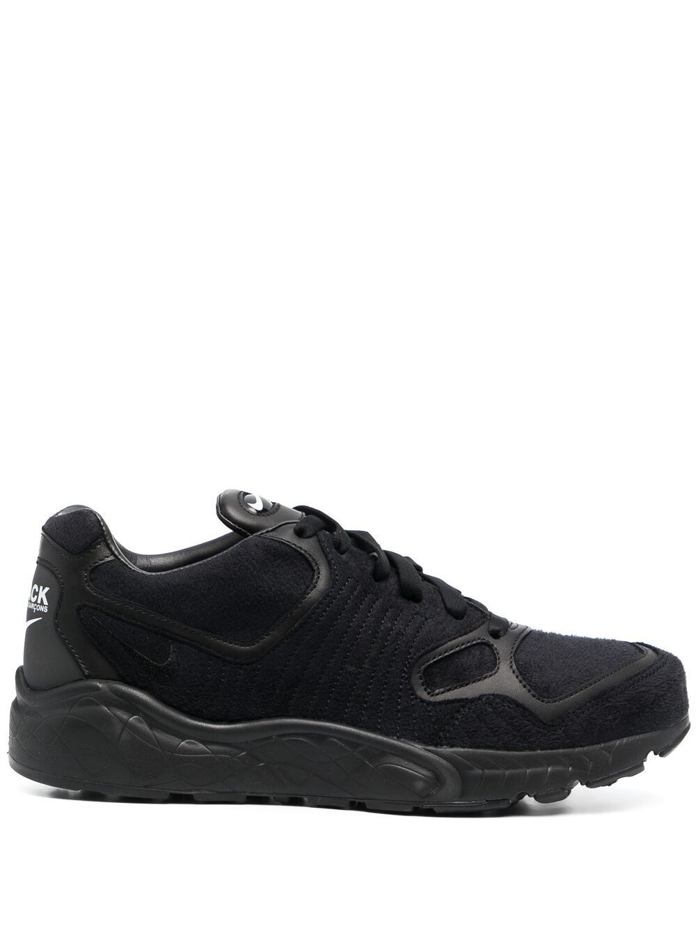 Black Comme Des Garçons x Nike 低帮运动鞋 - 黑色