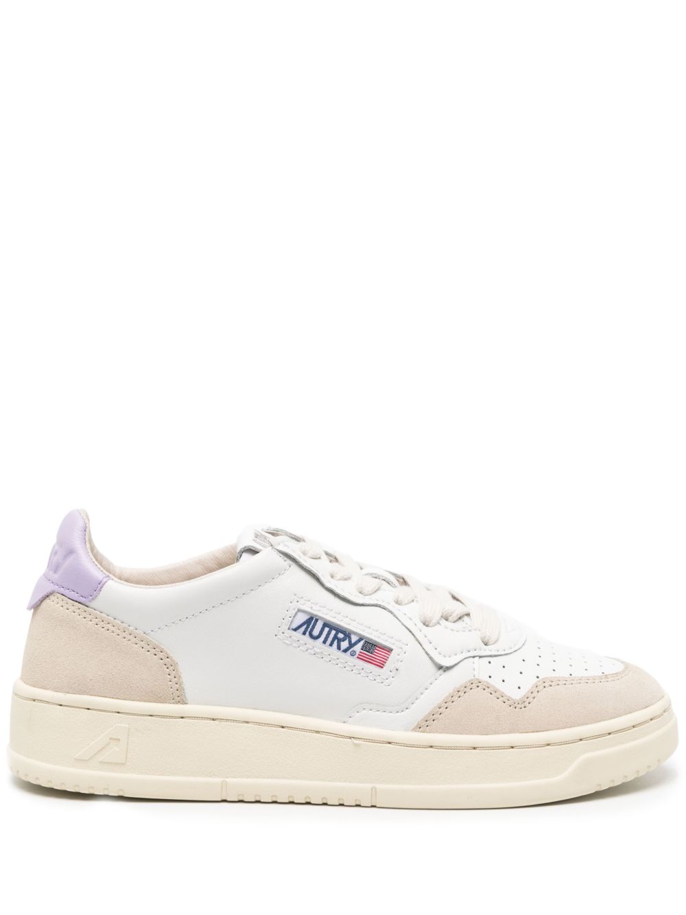 Autry Medalist leather sneakers - 白色