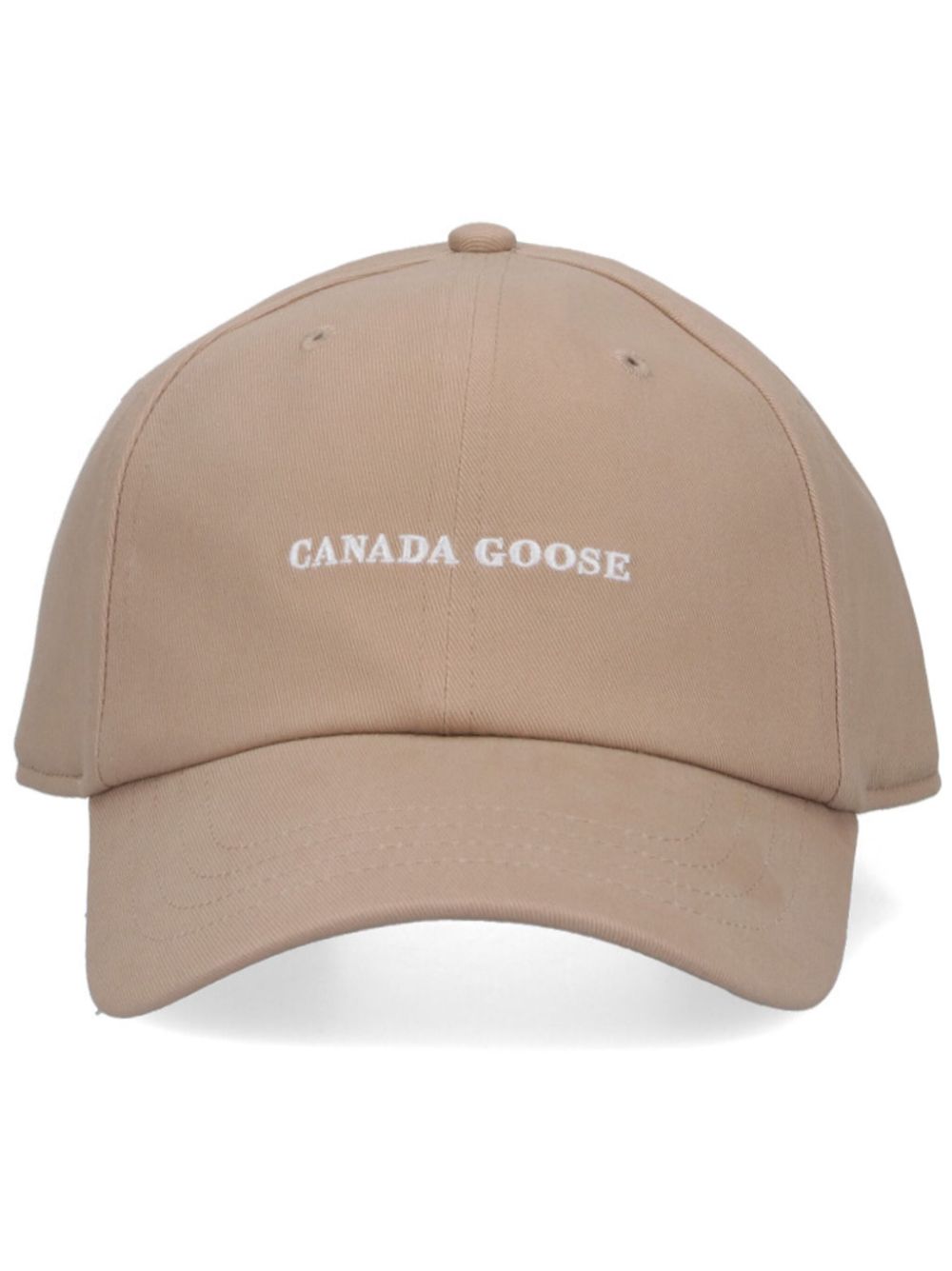 Canada Goose logo刺绣棒球帽 - 中性色
