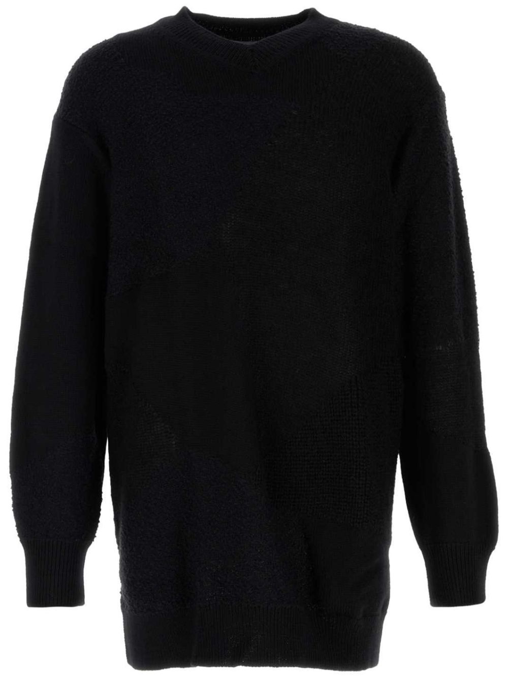 Yohji Yamamoto 超大款毛衣 - 黑色