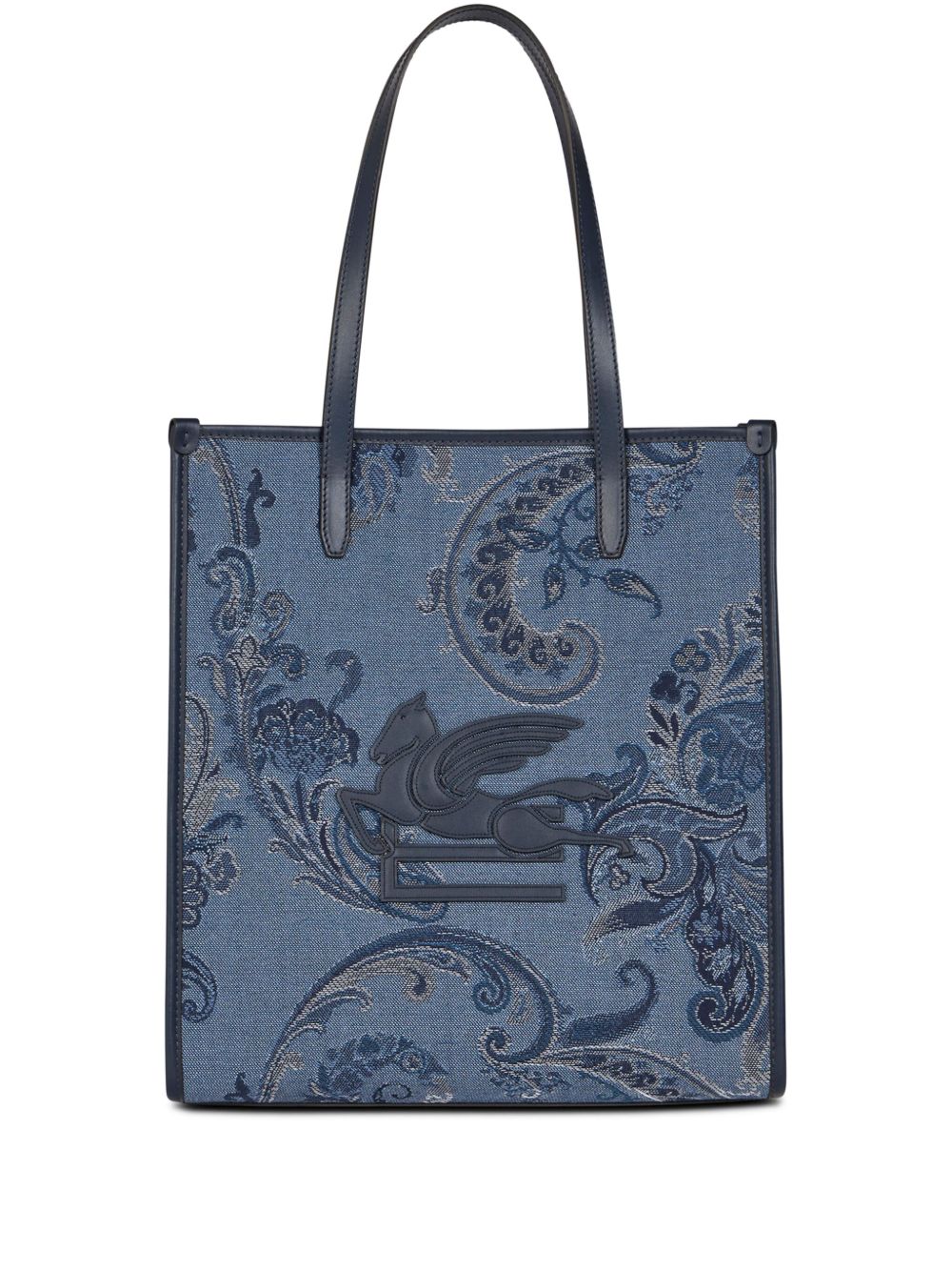 ETRO Love Trotter 中号牛仔手提包 - 蓝色