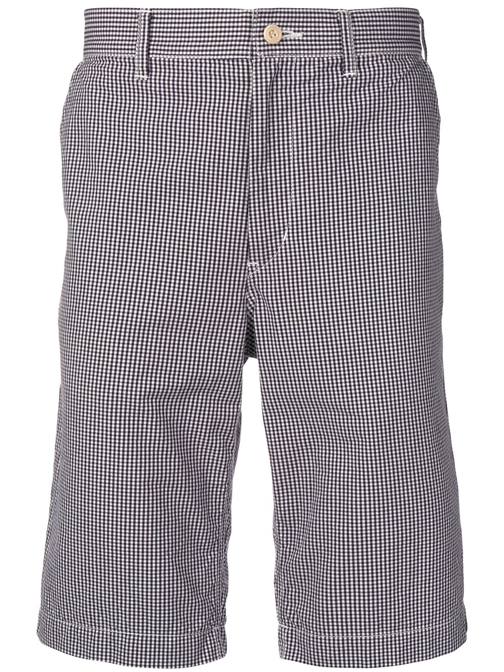 Comme Des Garçons Pre-Owned 古着格子图案短裤 - 蓝色
