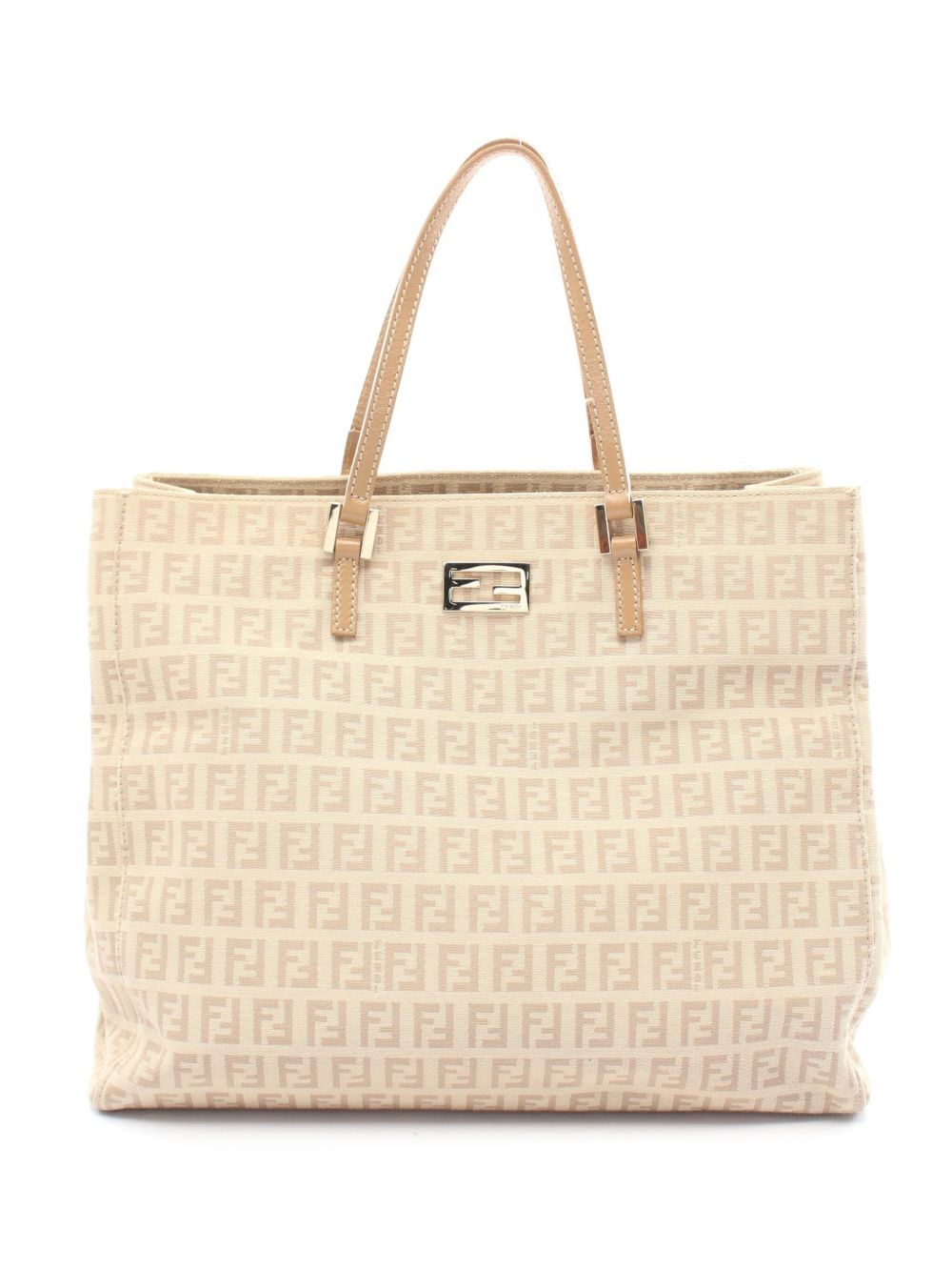 Fendi Pre-Owned Zucchino 手提包（2000年典藏款） - 中性色