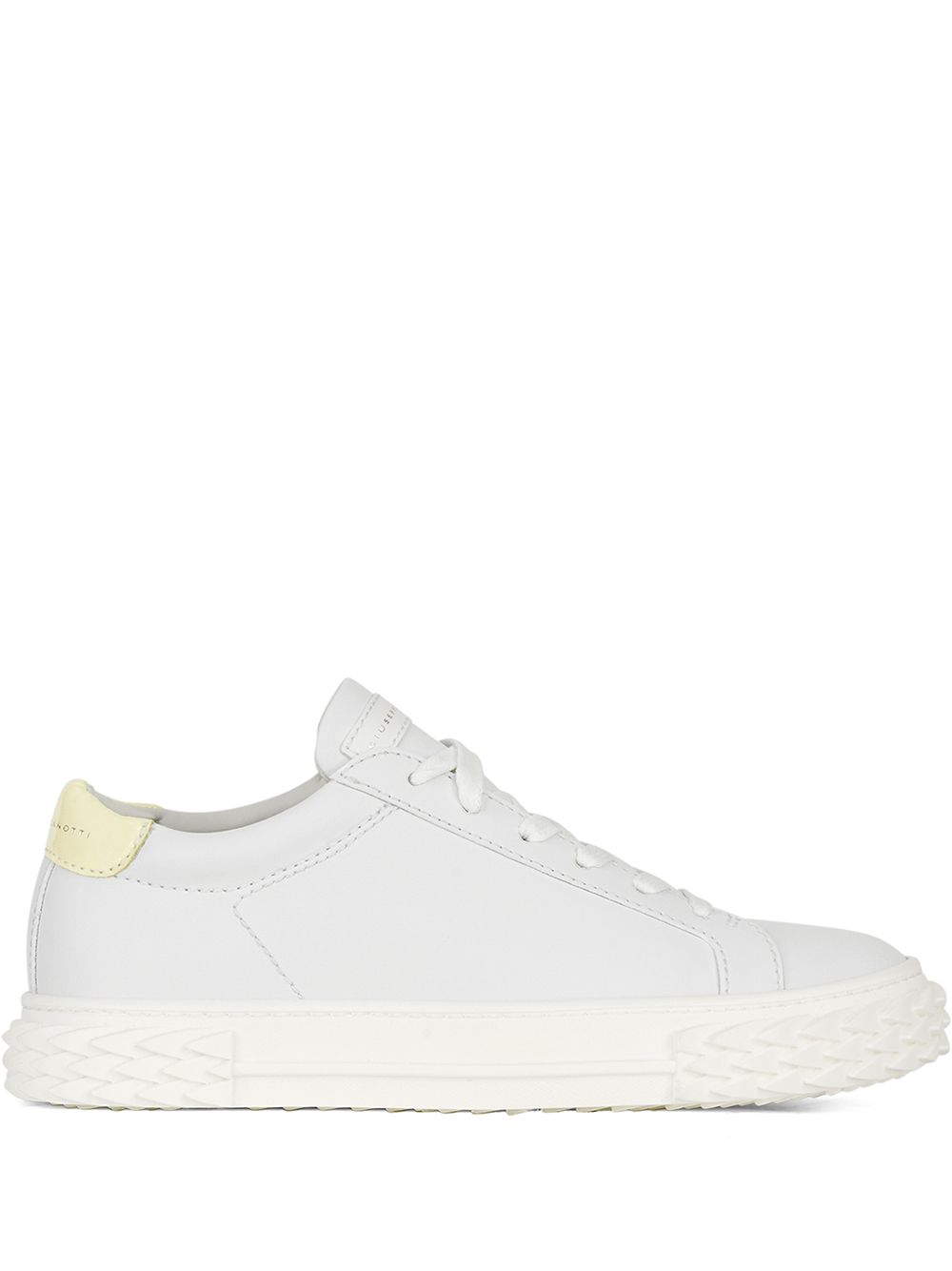 Giuseppe Zanotti 皮质低帮板鞋 - 白色
