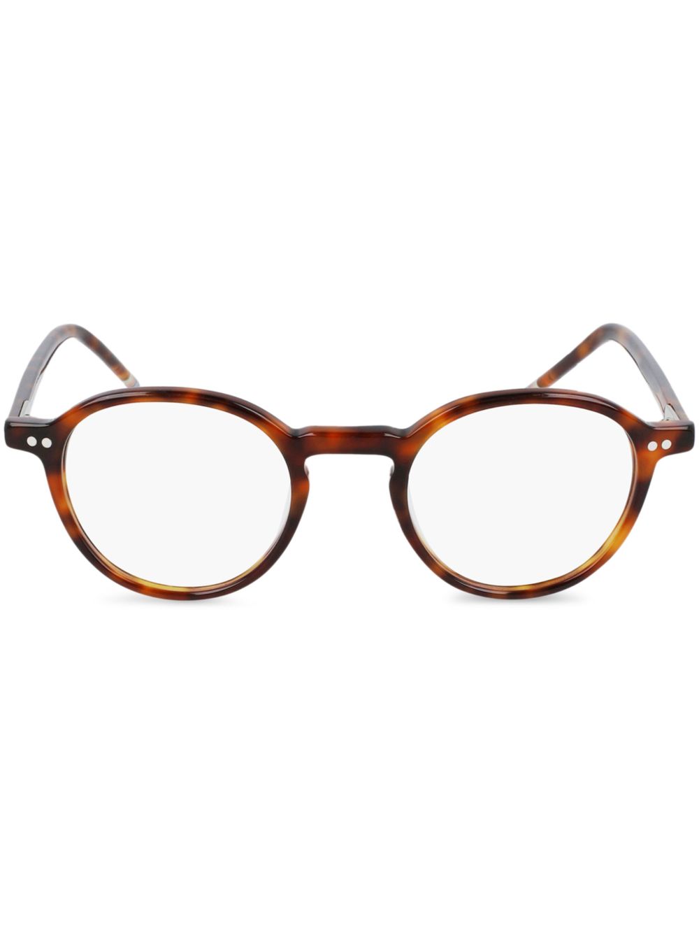 Paul Smith 圆框眼镜 - 褐色