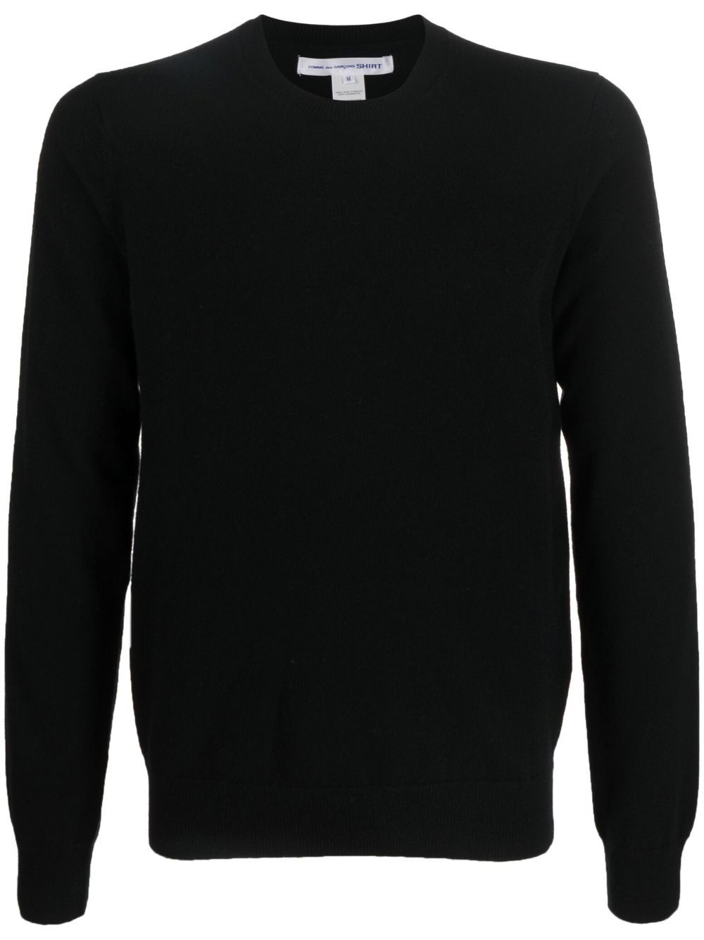 Comme Des Garçons Shirt 圆领长袖卫衣 - 黑色