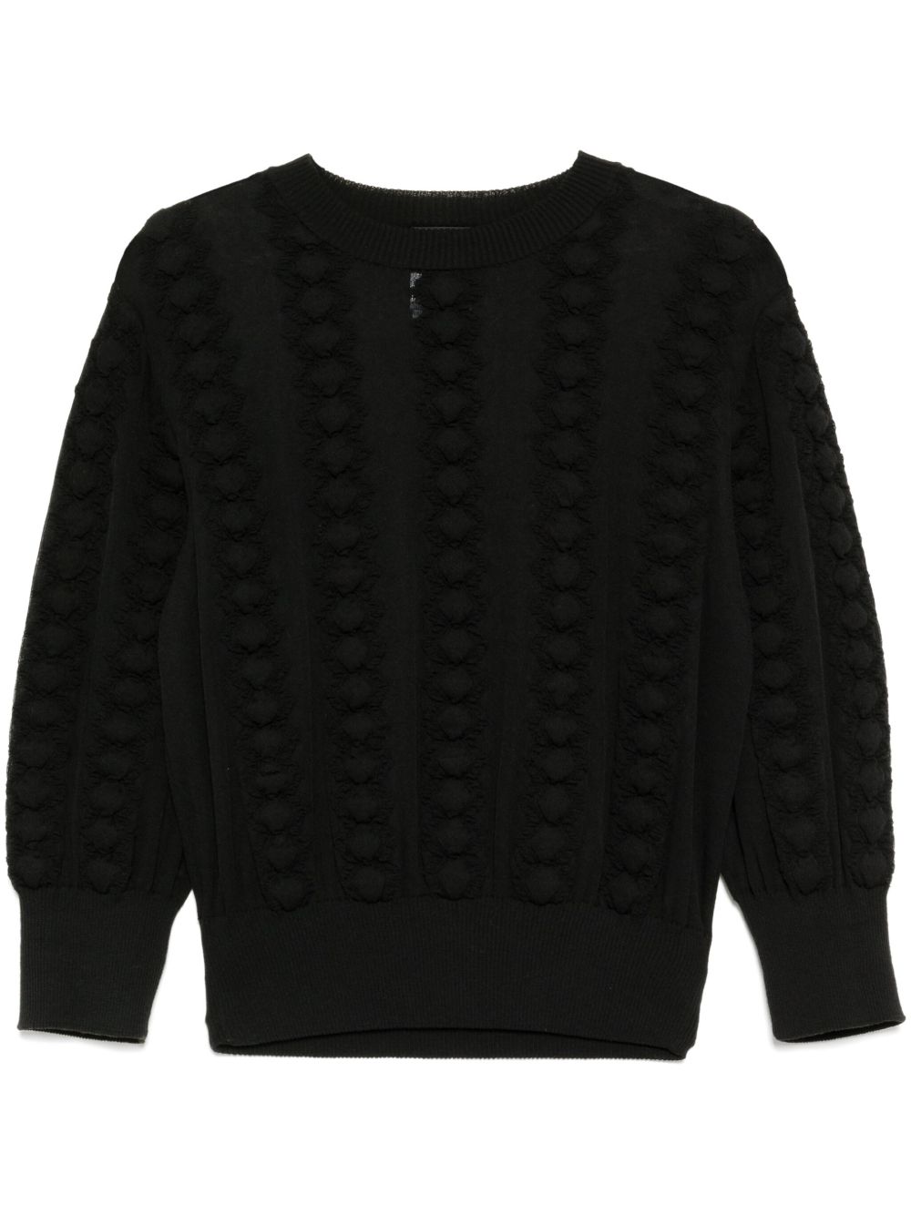 CHANEL Pre-Owned 棉毛衣（2000年代典藏款） - BLACK