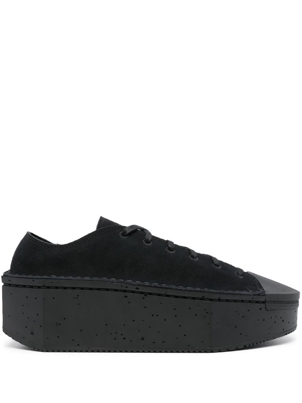 Y-3 Kyasu Low 绒面皮运动鞋 - 黑色