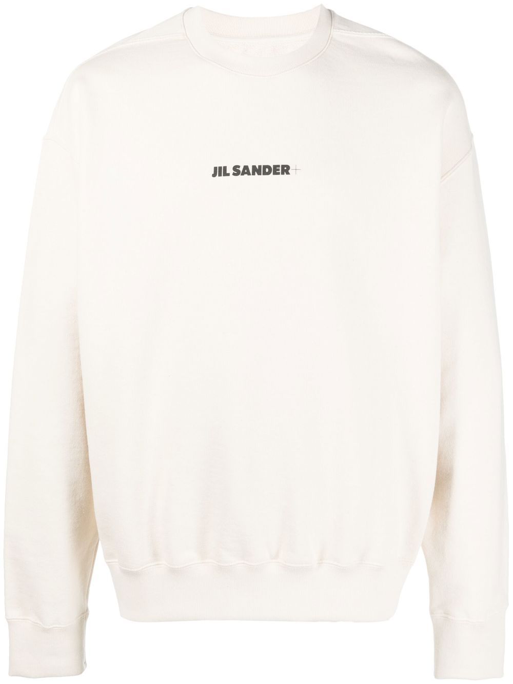 Jil Sander logo印花圆领卫衣 - 中性色