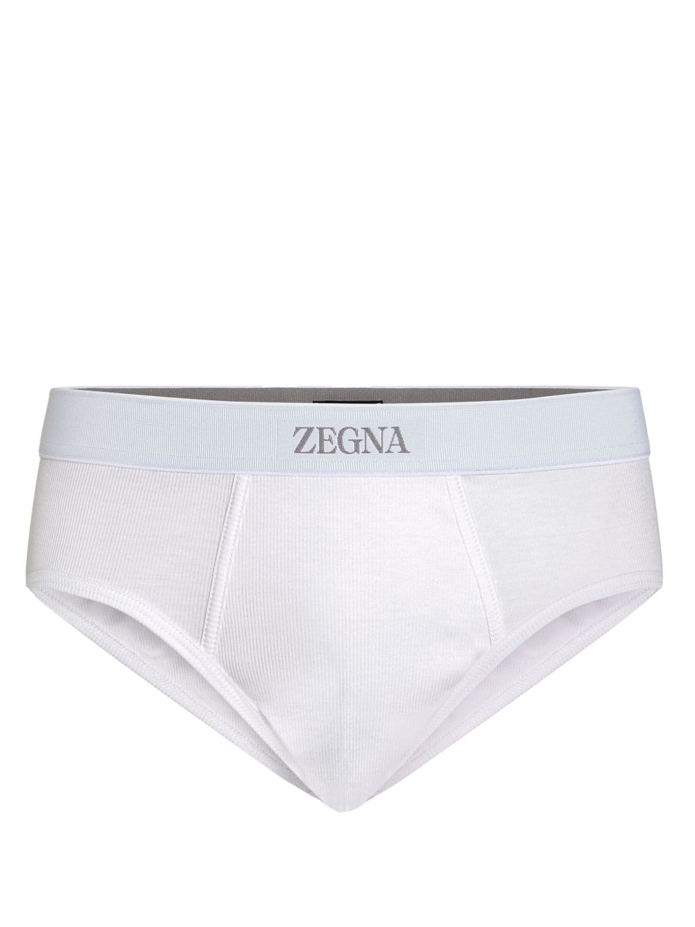 Zegna 棉混纺三角内裤 - 白色