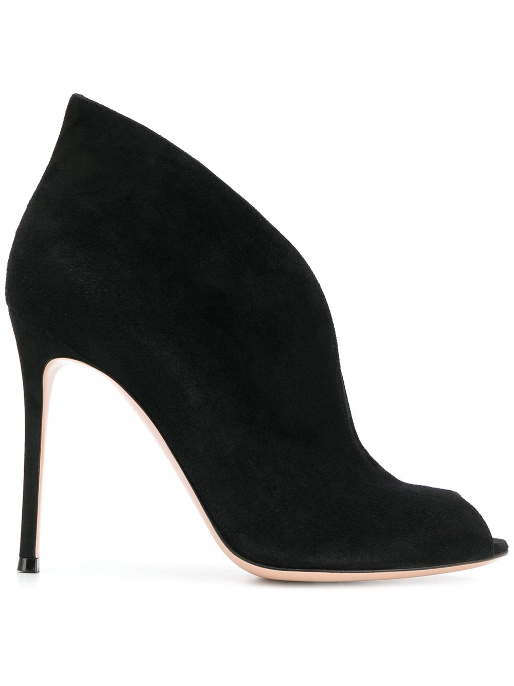 Gianvito Rossi Vamp绒面皮及踝靴 - 黑色