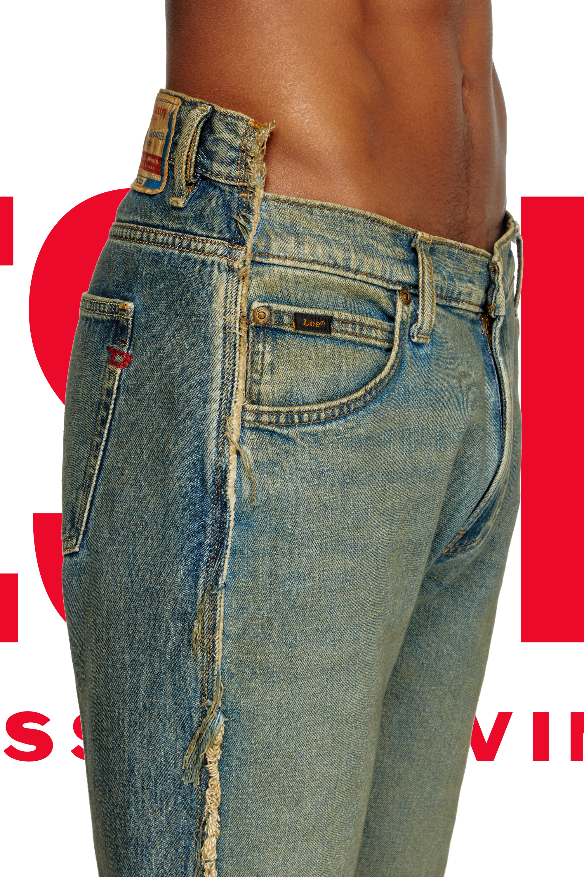 Diesel - Regular Jeans - Dieseloves 04 - Jeans - Man - Blue