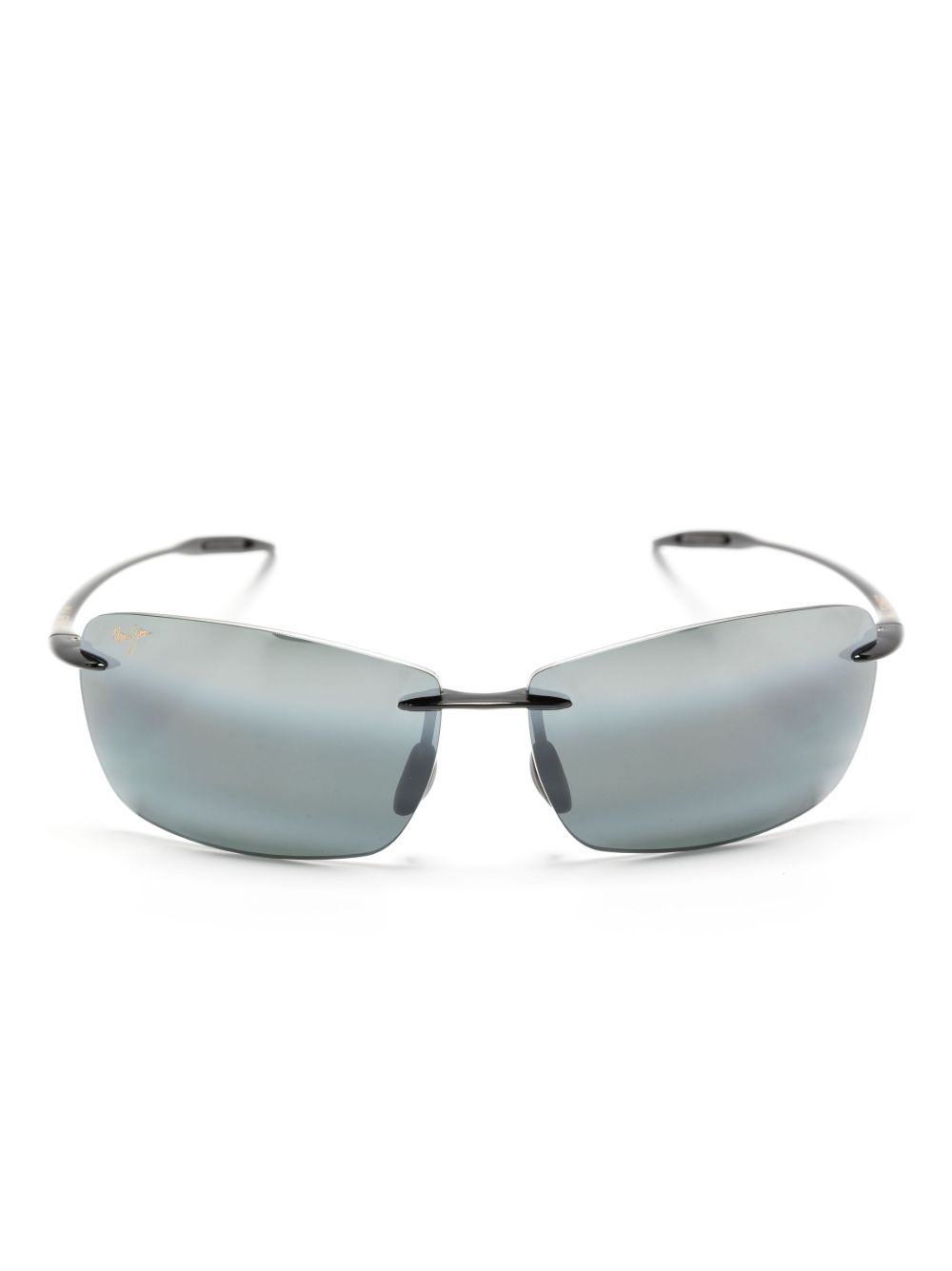 Maui Jim 有色镜片长方形框太阳眼镜 - 黑色