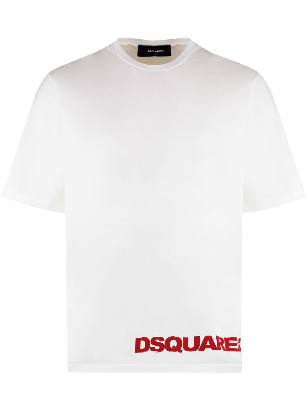 DSQUARED2 logo印花T恤 - 白色