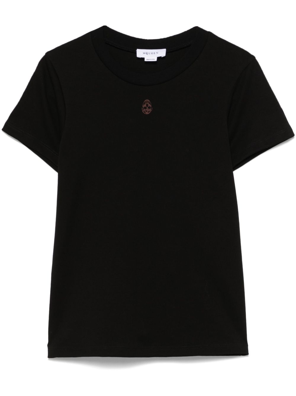 Alexander McQueen Cut & Sew T恤 - 黑色
