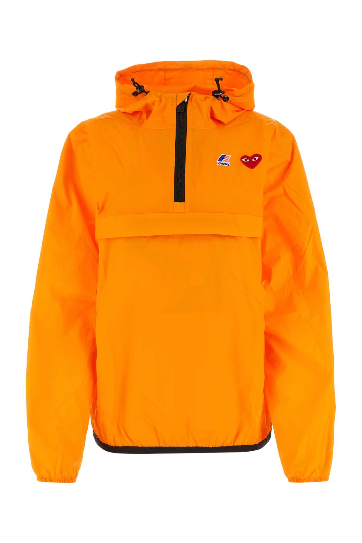 Comme des Garçons Play 荧光橙尼龙 K-way