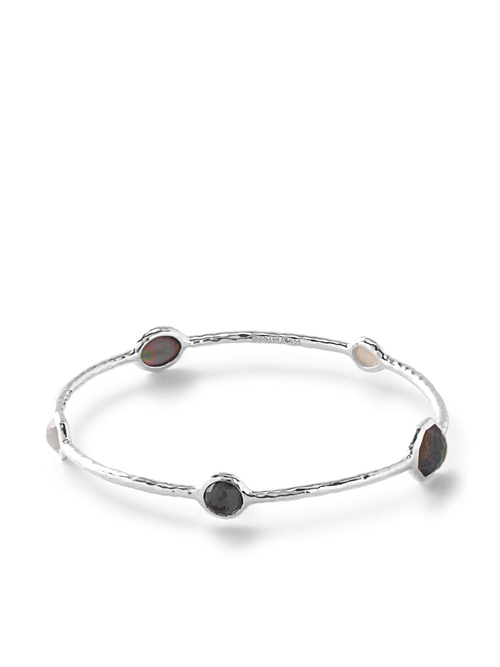 IPPOLITA Rock Candy® 五颗宝石手镯 - 银色