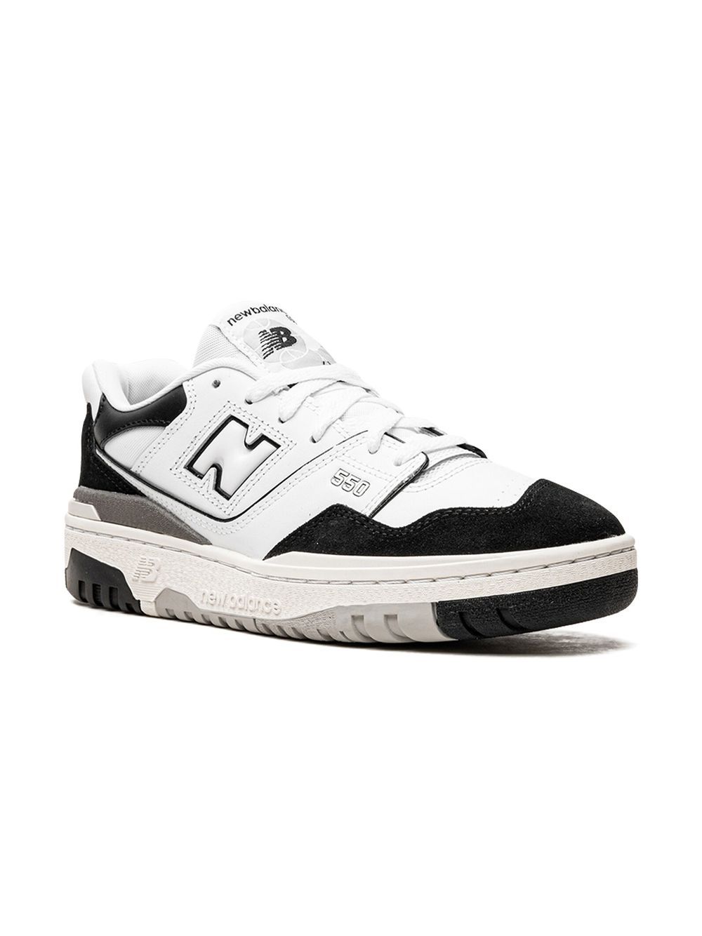 New Balance Kids 550 Oreo 低帮运动鞋 - 白色