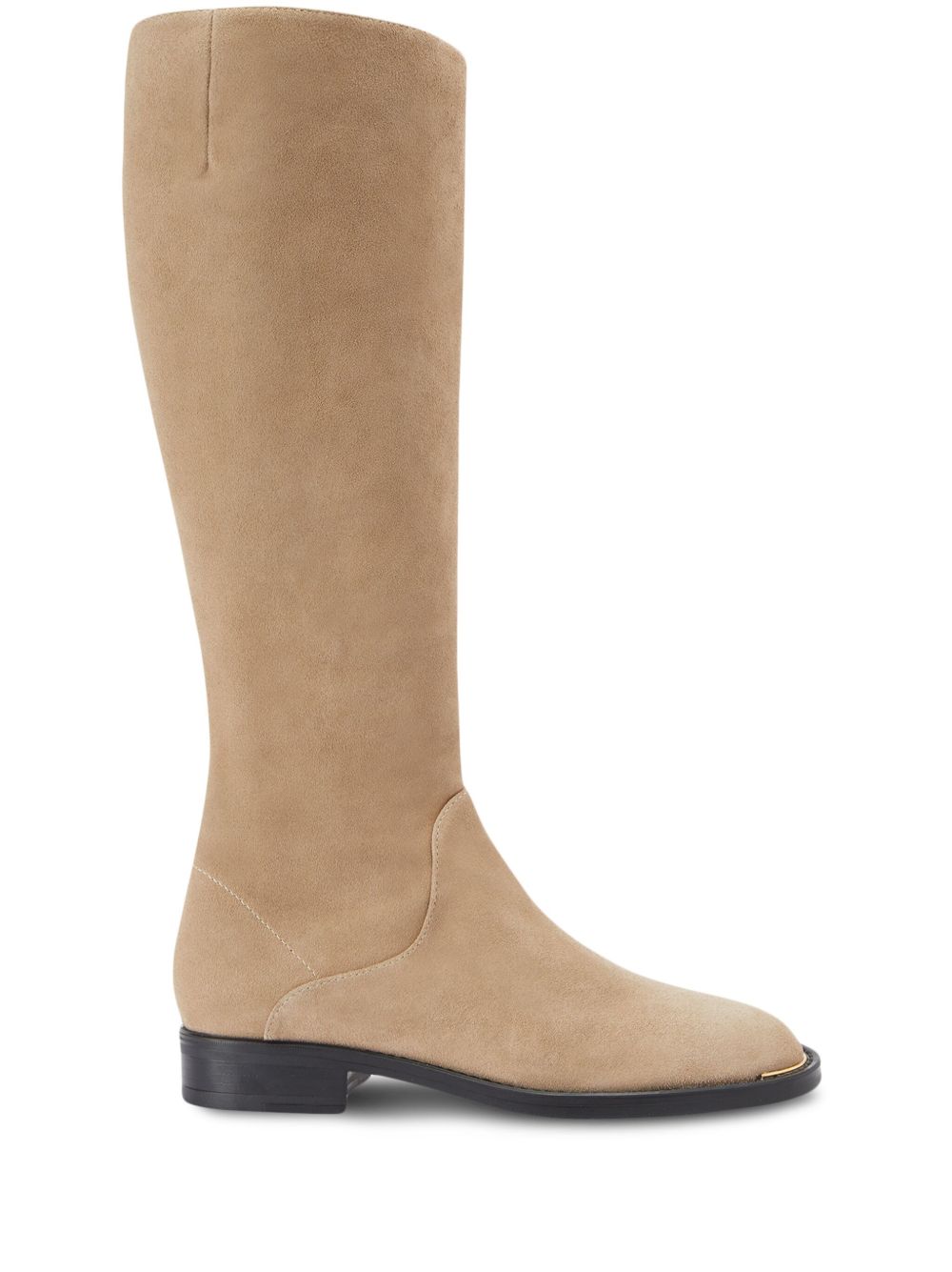 Giuseppe Zanotti Nelle 绒面皮高筒靴 - 褐色
