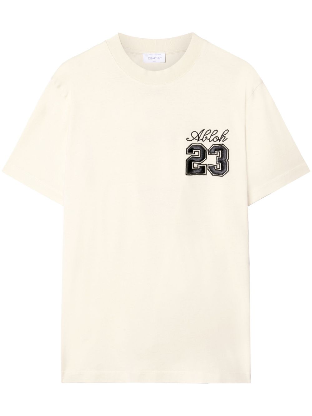 Off-White 23 Skate logo刺绣T恤 - 中性色