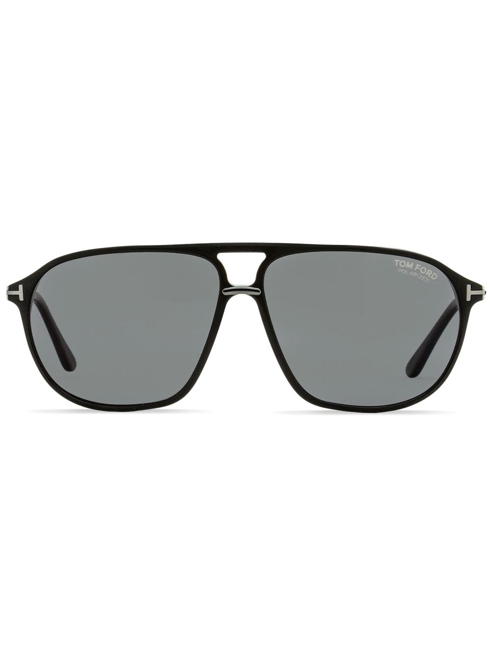 TOM FORD Eyewear Bruce 超大框太阳眼镜 - 黑色