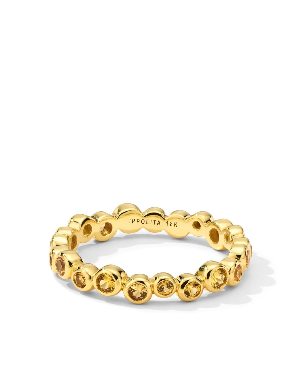 IPPOLITA 18K黄金 Starlet 蓝宝石戒指 - 黄色