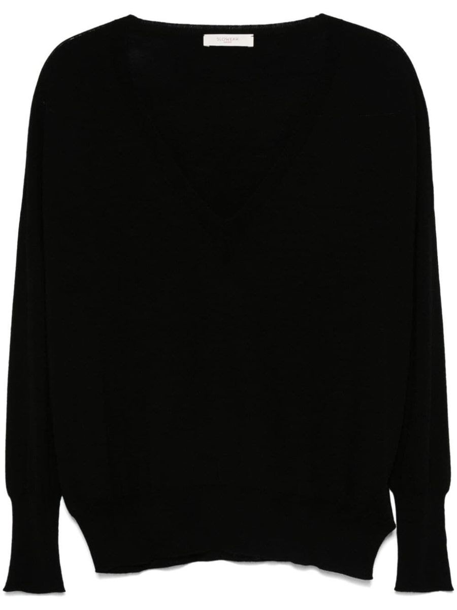 Zanone V-Neck Sweater Clothing