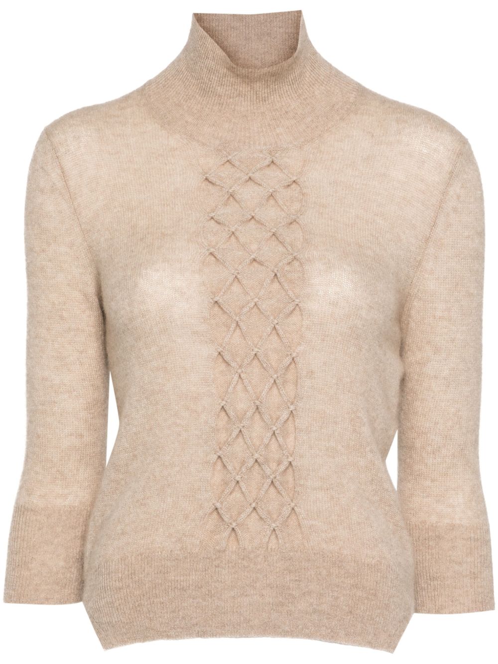 Ermanno Scervino 结饰细节毛衣 - 中性色