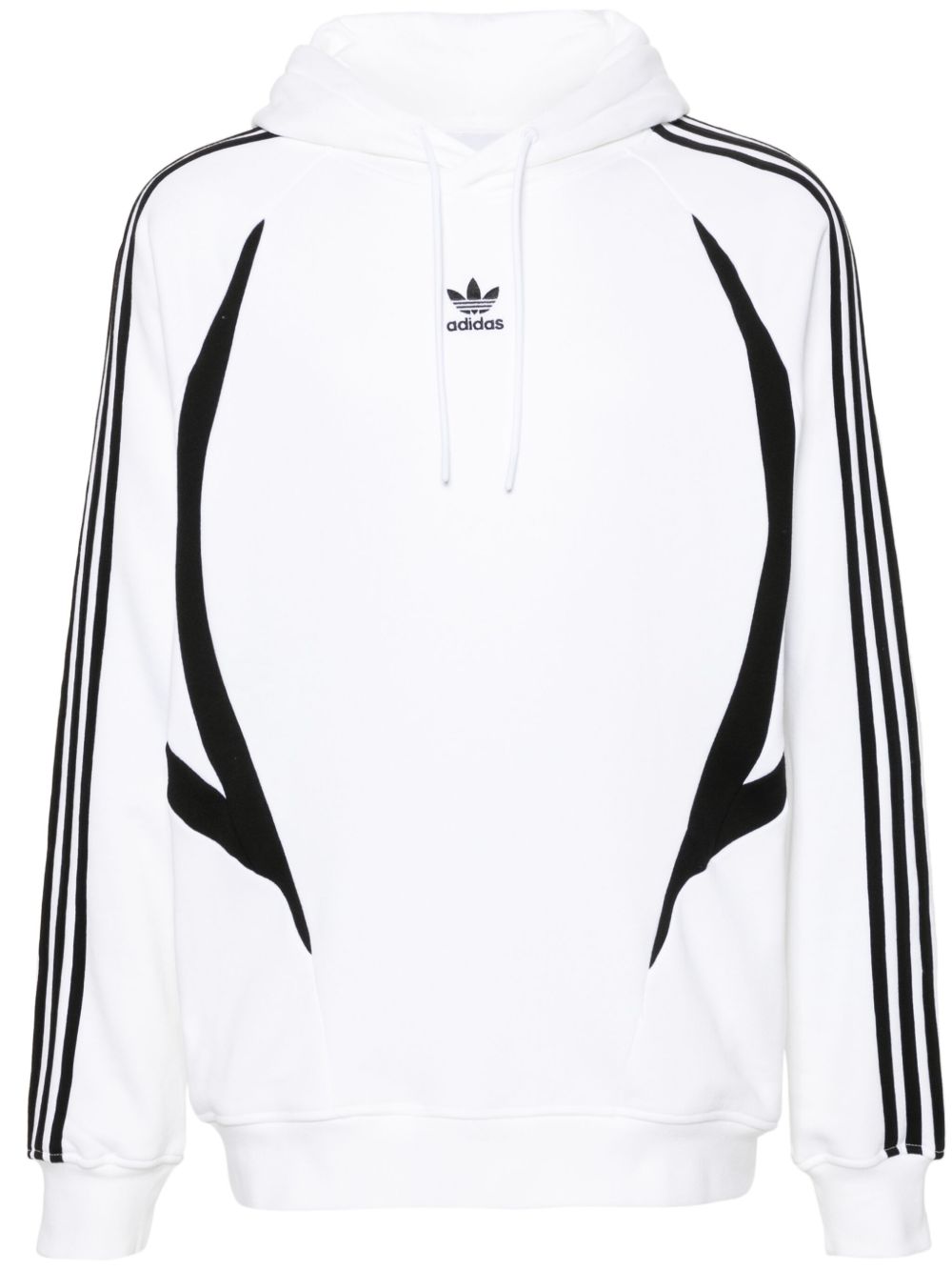 adidas Archive 三条纹logo连帽衫 - 白色