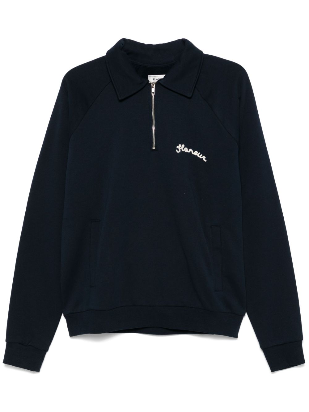FLÂNEUR Signature 卫衣 - 蓝色