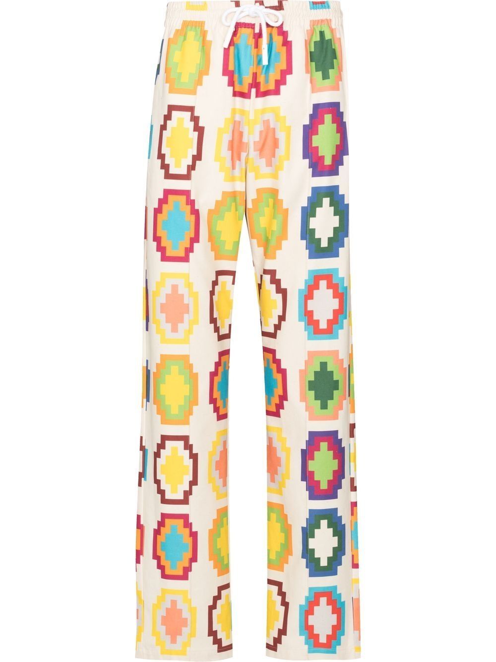 Marcelo Burlon County of Milan Cross 印花运动裤 - 白色