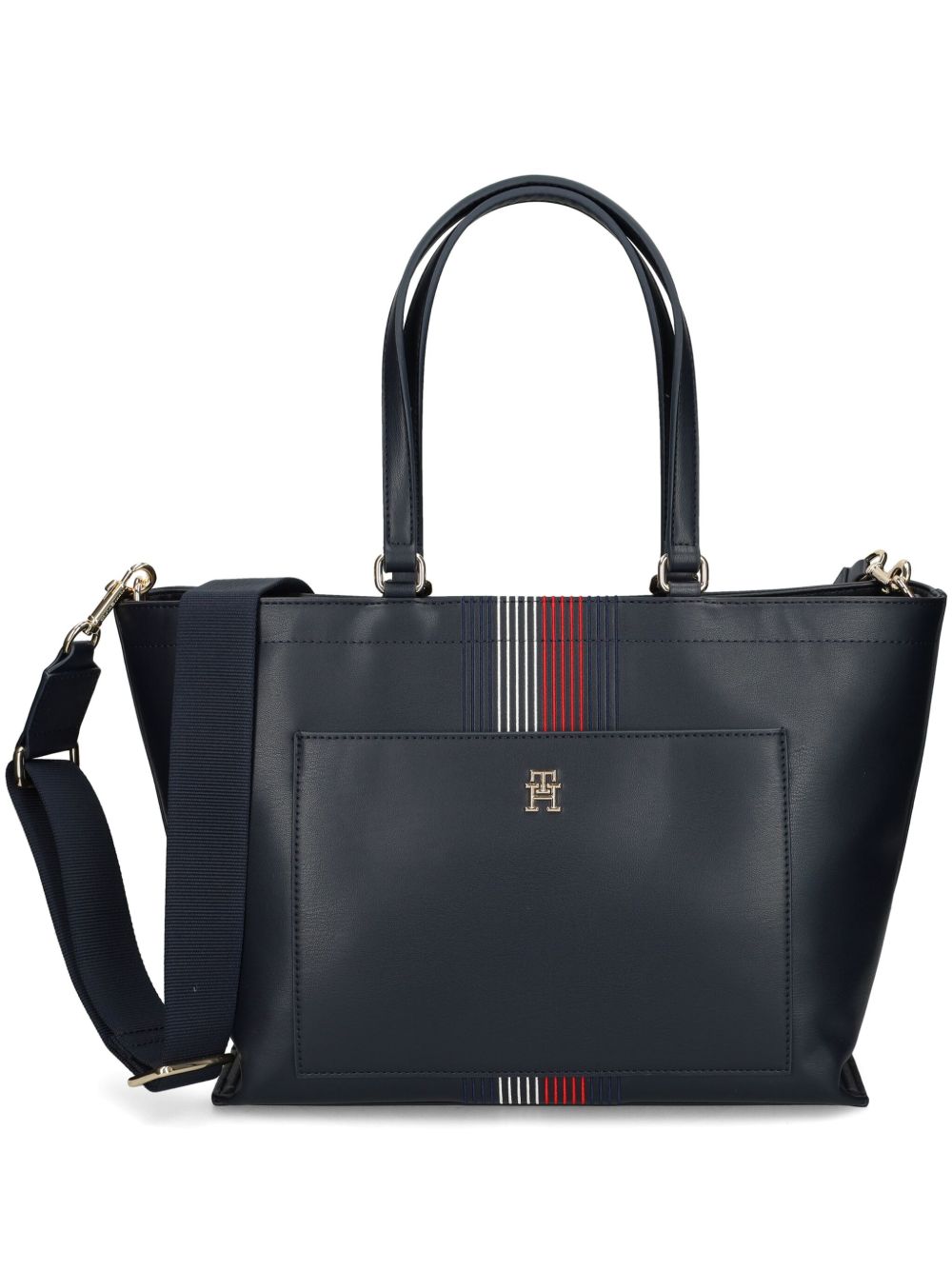Tommy Hilfiger logo手提包 - 蓝色