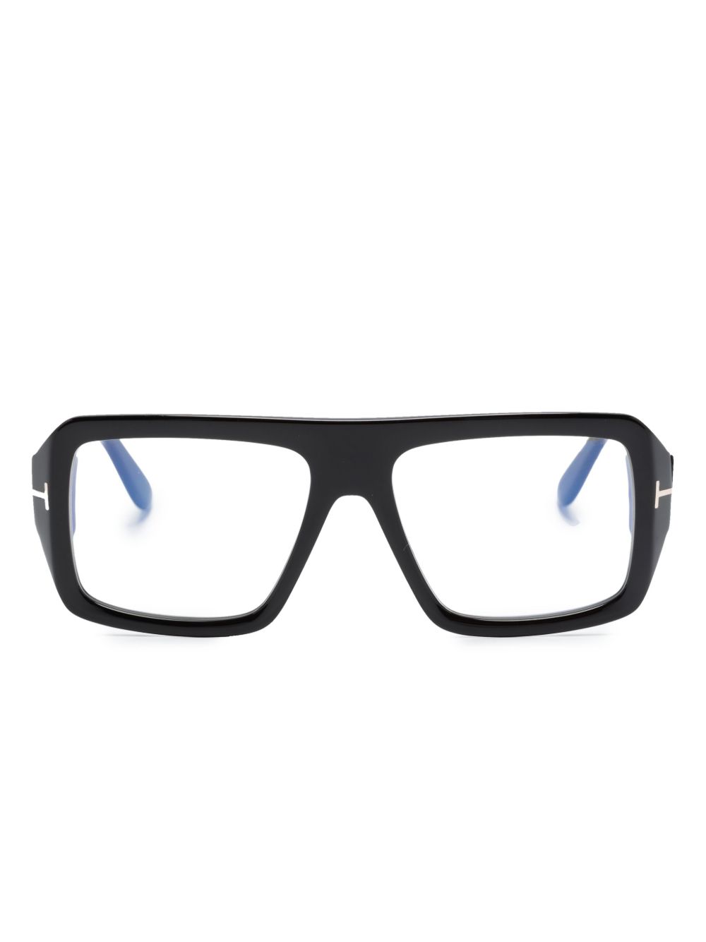 TOM FORD Eyewear 方框醋酸纤维眼镜 - 黑色