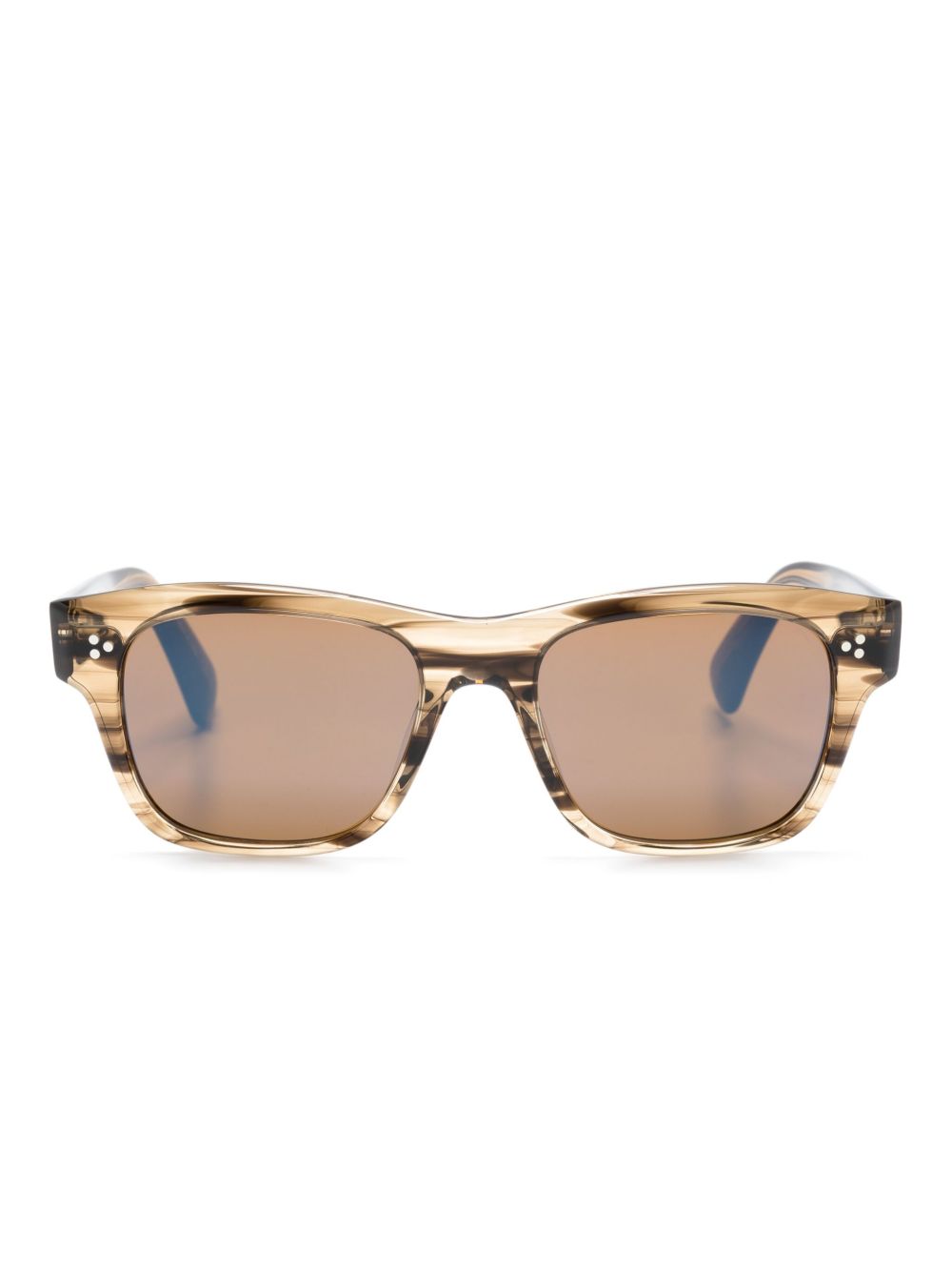 Oliver Peoples Birell Sun 有色镜片太阳眼镜 - 褐色