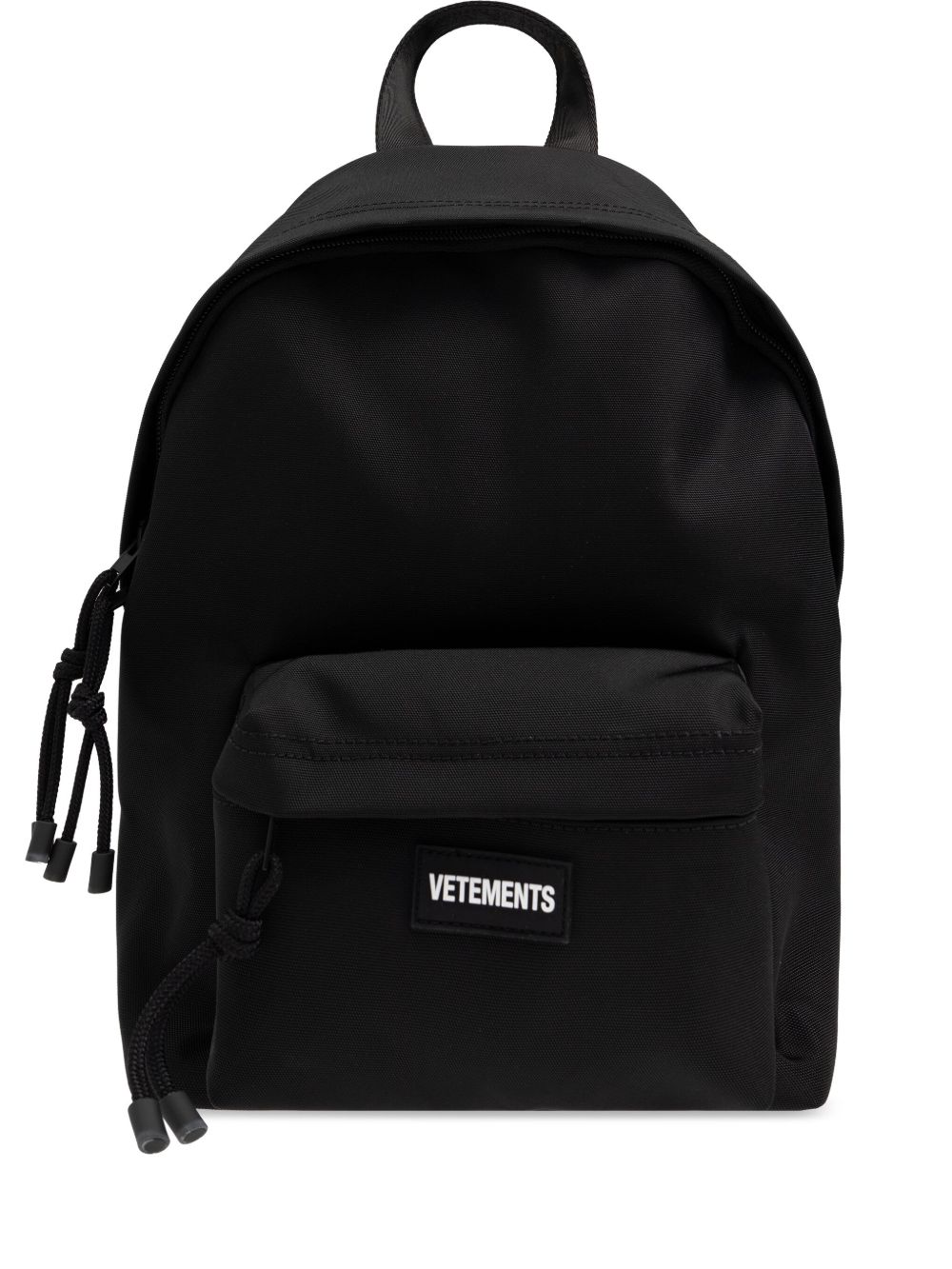 VETEMENTS 标贴双肩包 - 黑色