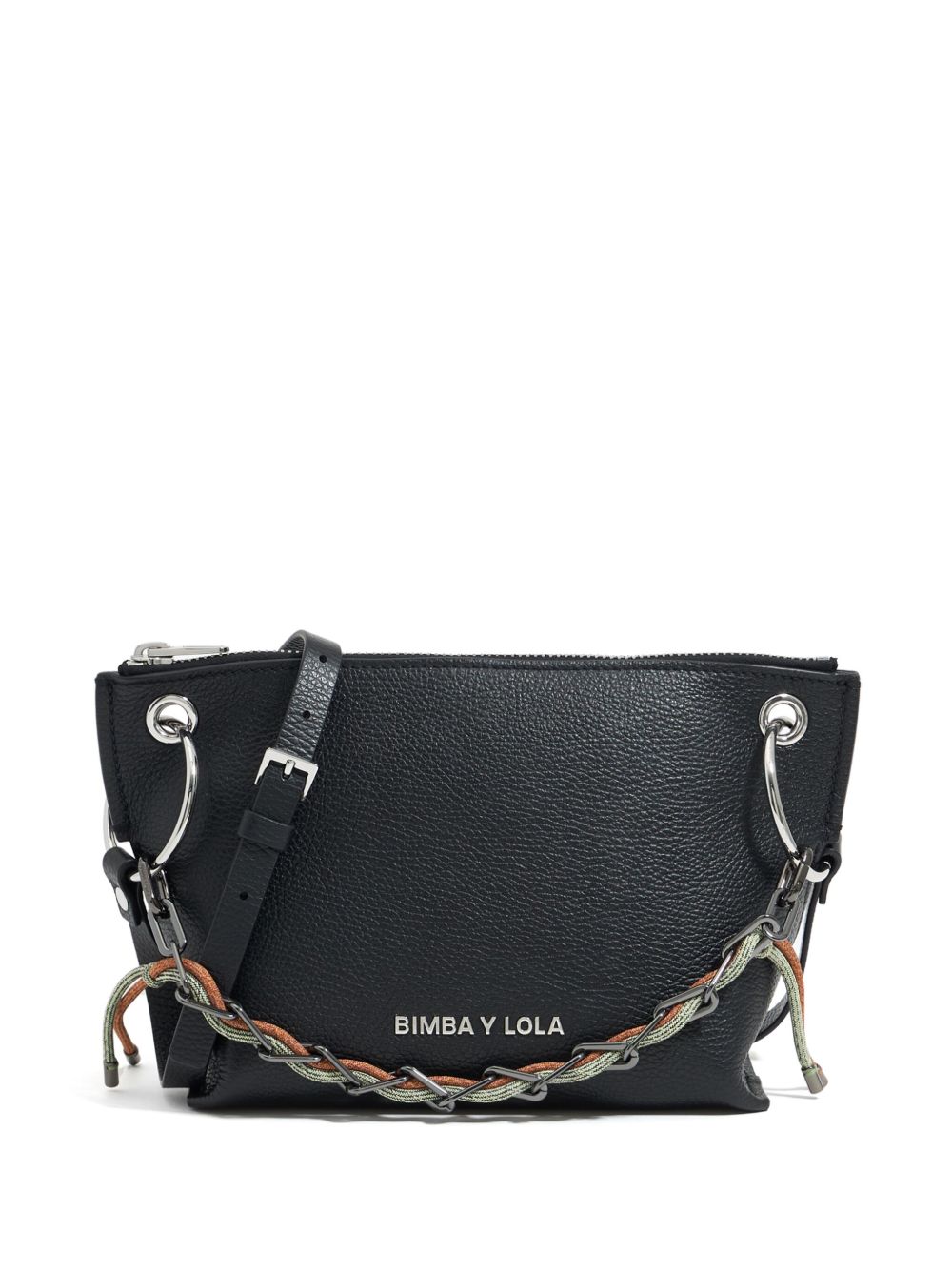 Bimba y Lola Trapezium 中号斜挎包 - 黑色