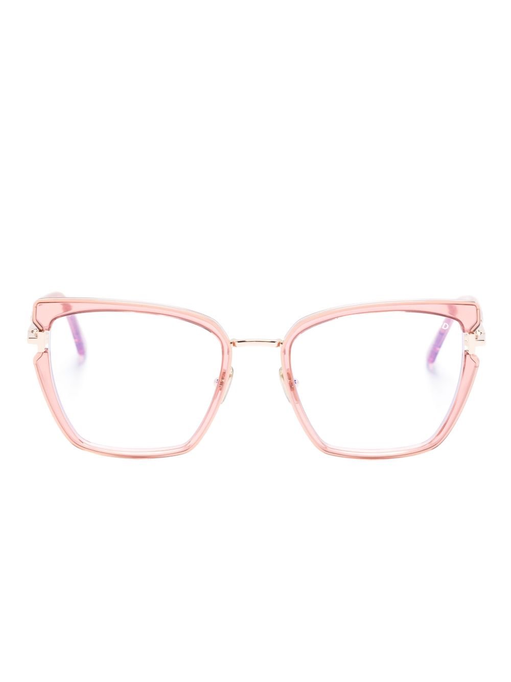 TOM FORD Eyewear 猫眼框眼镜 - 粉色