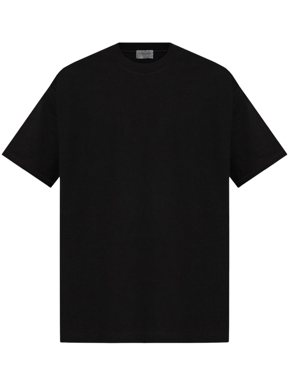 Yohji Yamamoto logo印花T恤 - 黑色