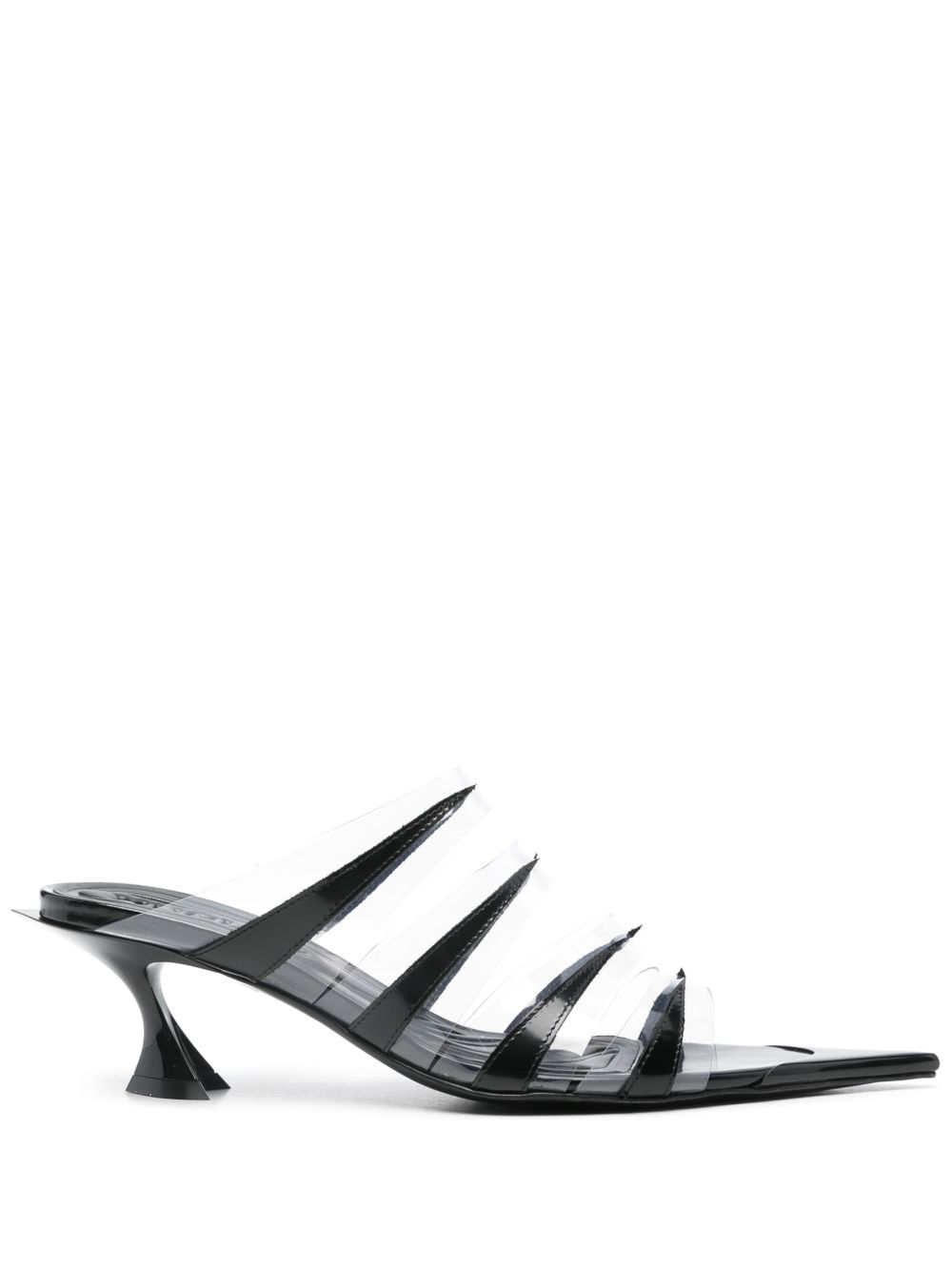 Mugler Fang 低跟穆勒鞋（5.5厘米） - 白色