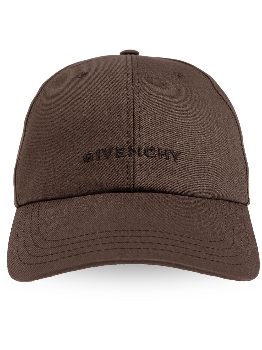 Givenchy logo棒球帽 - 褐色