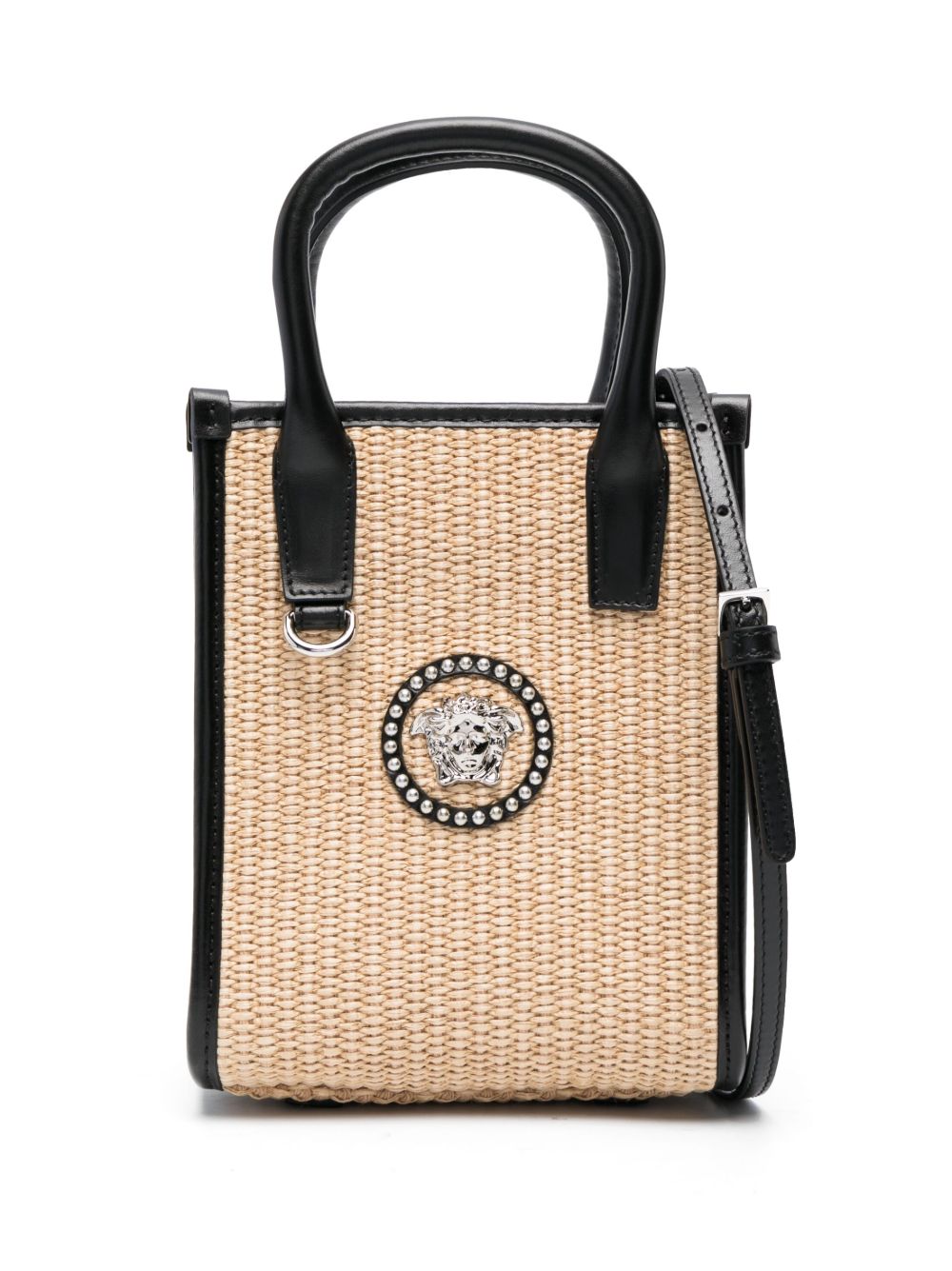 Versace La Medusa 铆钉迷你包 - 中性色