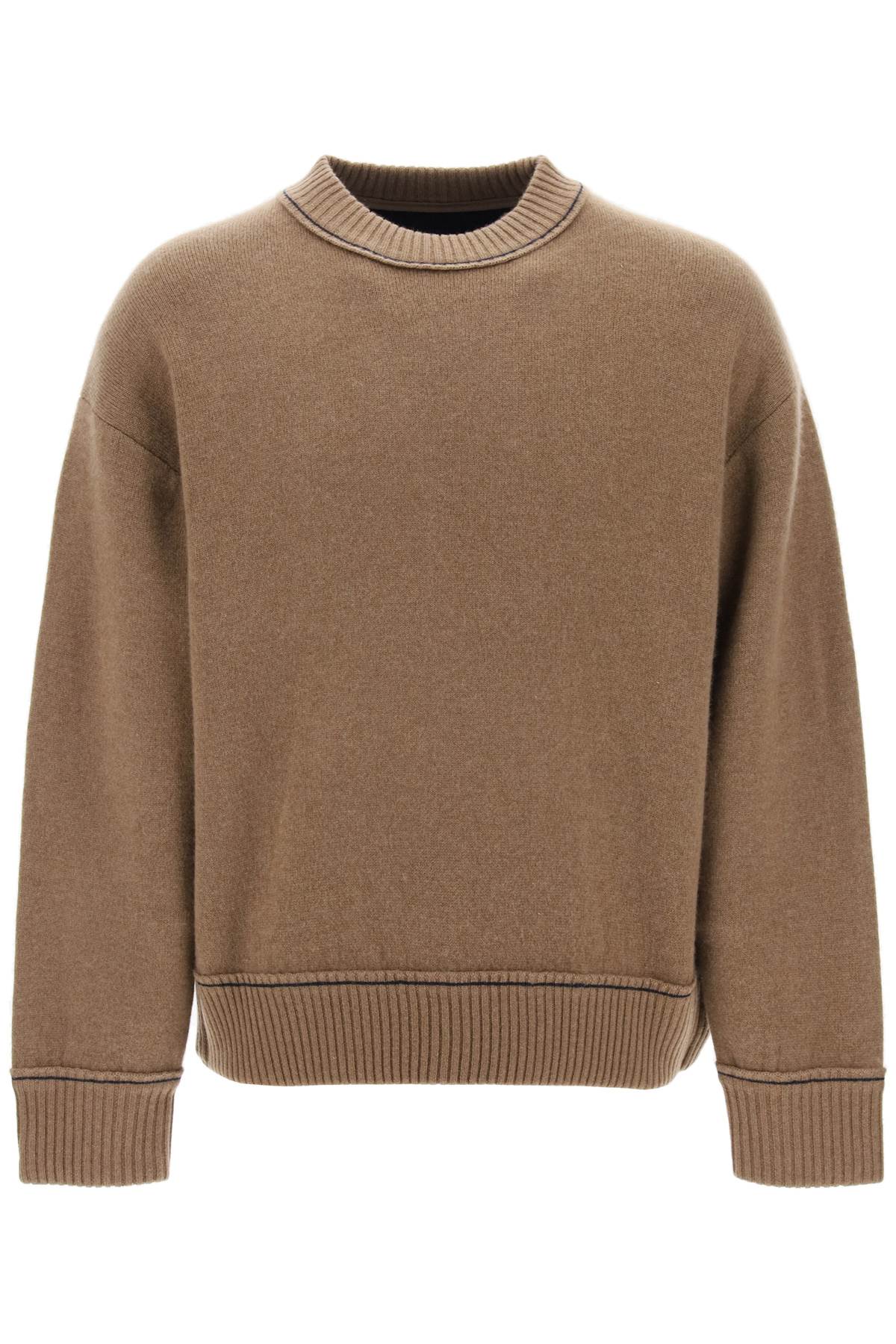 Sacai Cashmere And Cotton Sweater