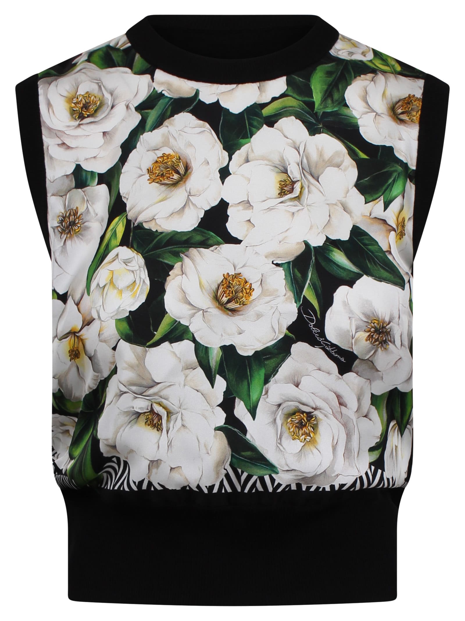 Dolce & Gabbana Floral-print Vest