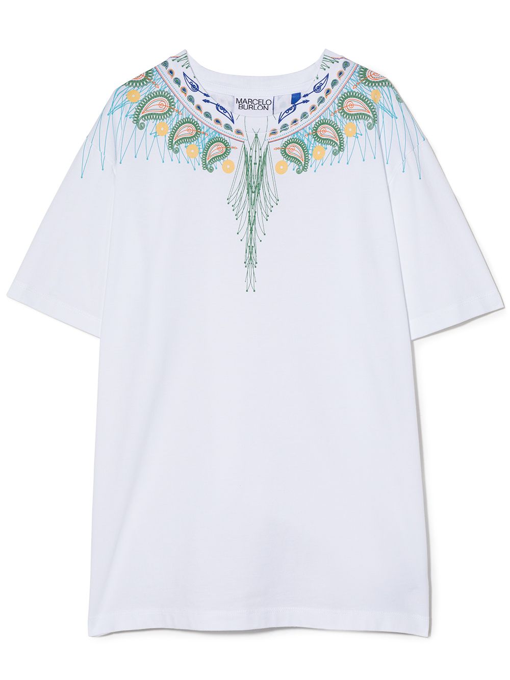 Marcelo Burlon County Of Milan Kids Wings 印花棉T恤 - 白色