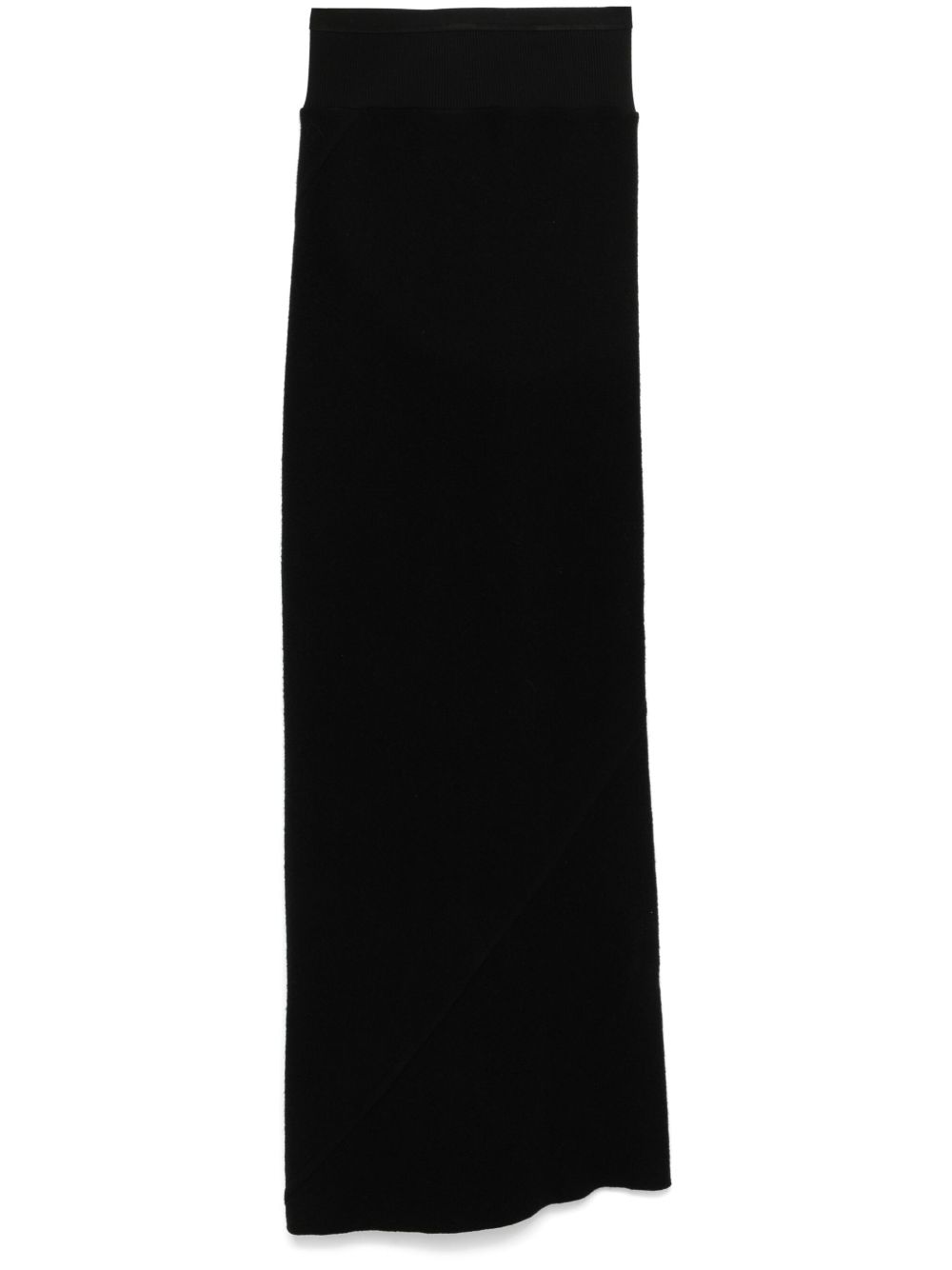 Rick Owens 伞形超长半身裙 - 黑色
