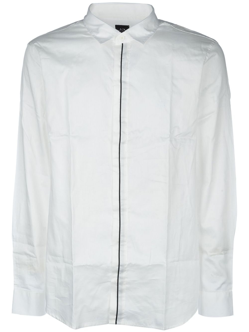 Armani Exchange 经典棉衬衫 - 白色