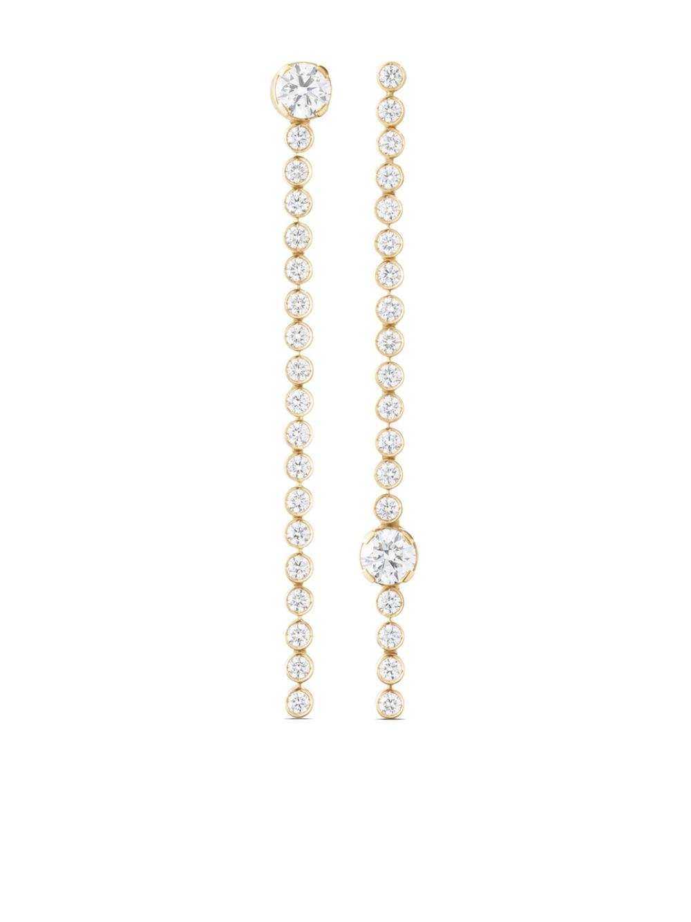 Sophie Bille Brahe 18K环保再生黄金 Ciel De Diamant 钻石耳环 - 金色