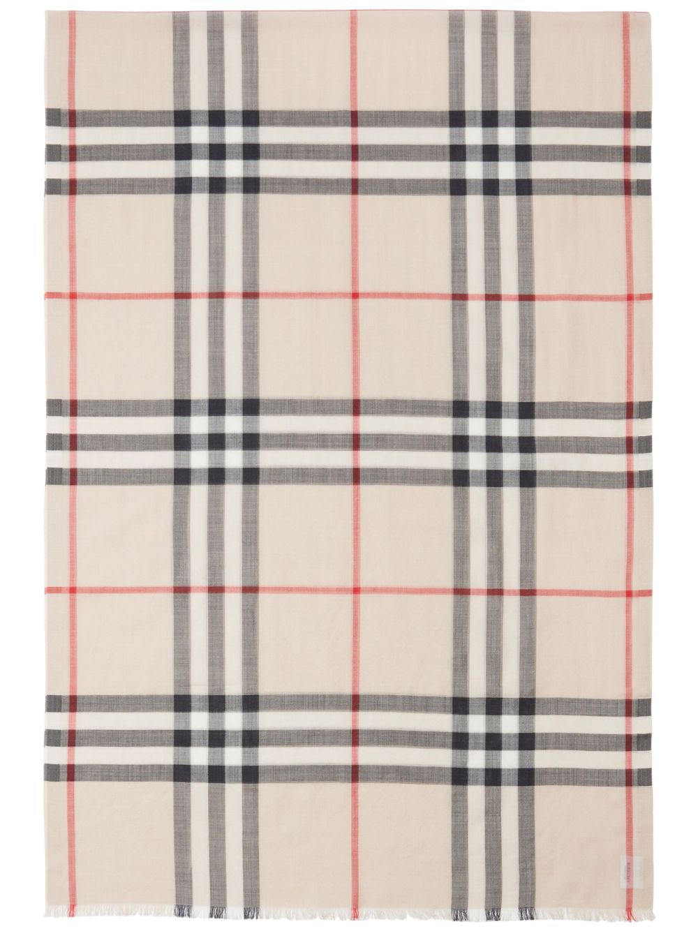 Burberry Vintage Check 羊毛混纺围巾 - 中性色