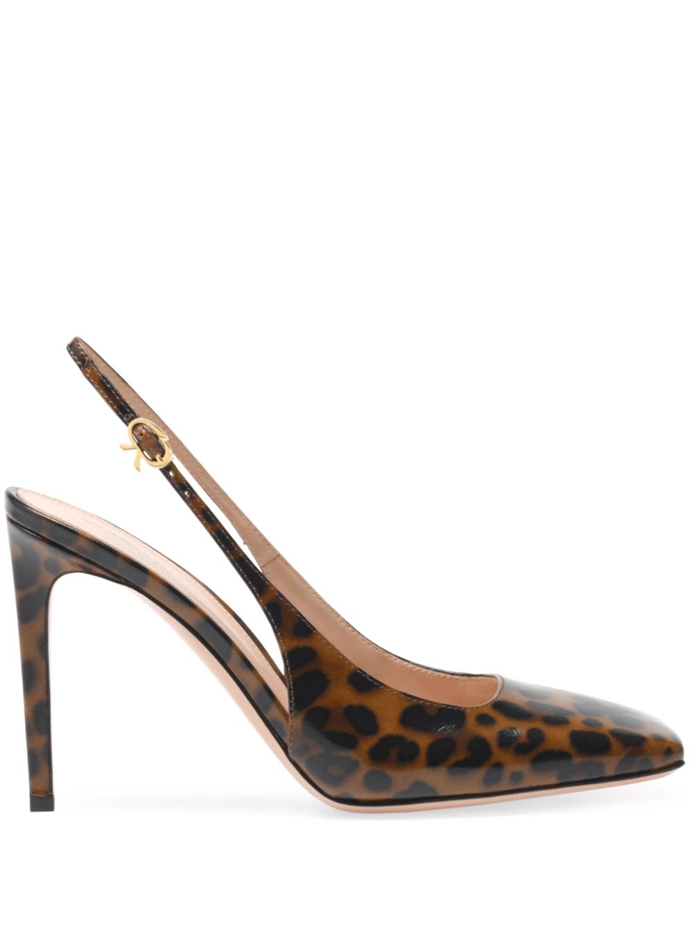 Gianvito Rossi Christina 裹踝高跟鞋（9.5厘米） - 褐色