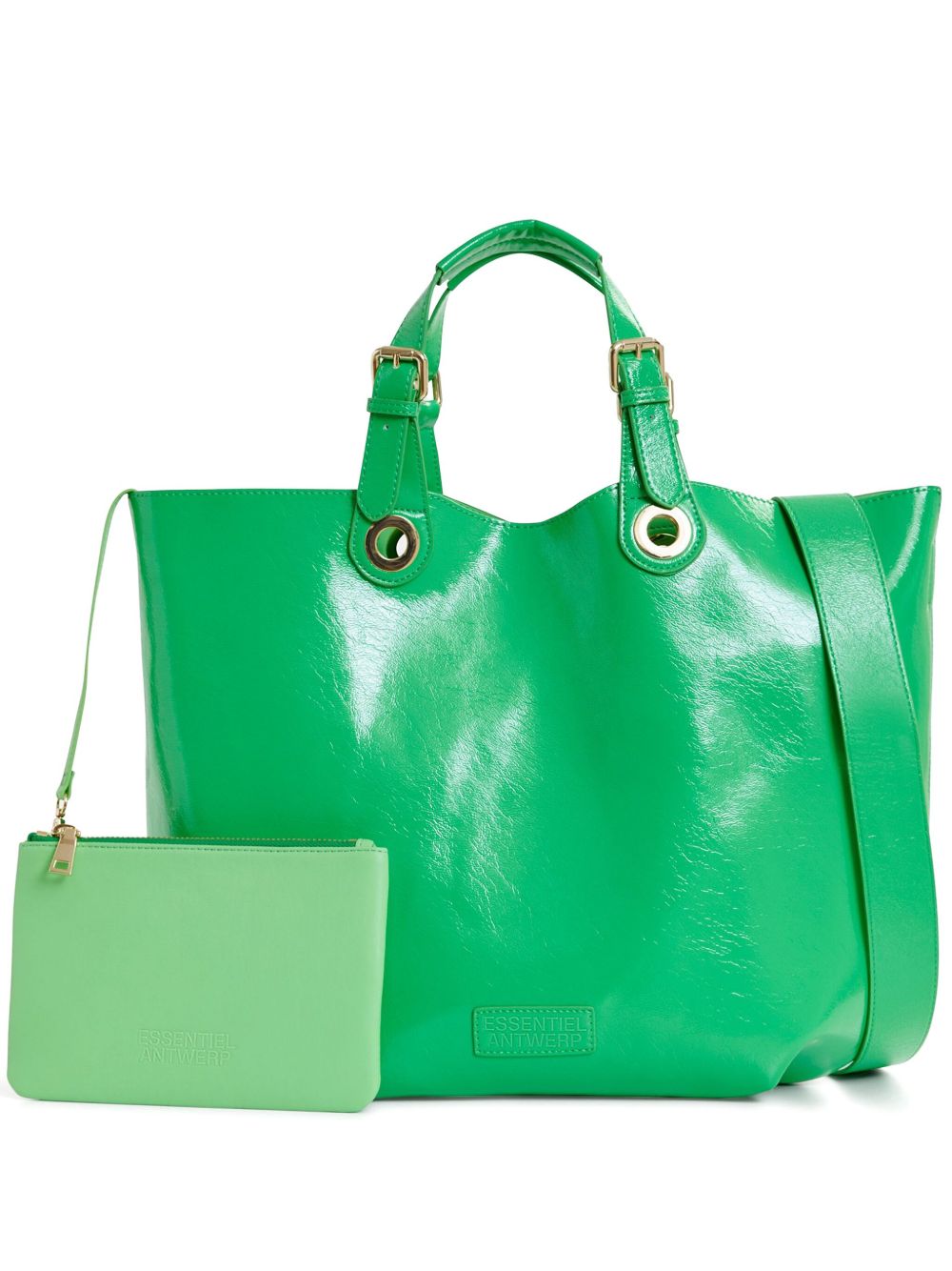 Essentiel Antwerp Ginnie 手提包 - 绿色